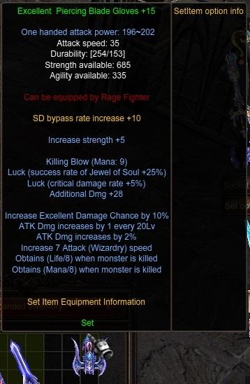 Excellent Peircing Clade Gloves